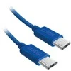 SBS TECABLETISSUETCCB USB-C – USB-C 1.5m 60W pintas kabelis – mėlynos spalvos