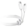 SBS TECABLETISSUETCCG USB-C – USB-C 1.5m 60W pintas kabelis – pilkos spalvos