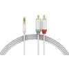 Kabelis Shiverpeaks Klinka 3,5mm na 2xRCA 1,5 m (FL31-34156)