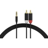 Kabelis Shiverpeaks Jack 3,5 mm na 2xRCA 1,5 m (FL31-34155)