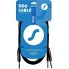 Garso stoties kokybė (ssq) SSQ JSJM2 SS-1453 Kabelis su stereo jungtimi - 2x mono jungtimi, 2 m Juodas