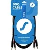 SOUND STATION QUALITY (SSQ) Garso stoties kokybė (ssq) SSQ RCARCA3 - Kabelis 2x RCA - 2x RCA - 3 m, Juodas