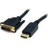 StarTech.com DP2DVI2MM6 vaizdo kabelio adapteris 1,8 m DisplayPort DVI-D Juoda