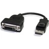 AV adapteris StarTech Rodyti Uostas - DVI- D 0.2m Juodas (DP2DVIS)