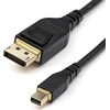 Kabelis StarTech Rodyti Port Mini - DisplayPort 1m Juodas (DP14MDPMM1MB)
