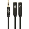 TB Adapteris 3,5mm MiniJa ck-2x3,5mm MiniJack M/F