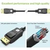 Intracom Kabelis DisplayPort 2.1 4K*120Hz 3m 54G juoda