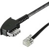 Goobay Telefono laidas TAE-N -> RJ11 6m, juodas