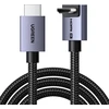 Kabelis HDMI-HDMI kampinis kištukas 2m (HDMI 2.1 8K@60Hz 48Gbps) juodas HD188 UGREEN