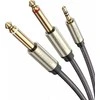 UGREEN AV126 3.5mm - 2x 6.35mm laidas 2m pilkas