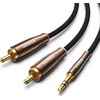 UGREEN AV170 kabelis 2x RCA Cinch kištukai - 3.5mm kištukas 2m