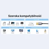 Unitek Kabelis HDMI do DisplayPort 4K su zasilaniem USB-A | 4K@60Hz | HDR | 1,8 m