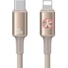 USAMS Huan Series SJ753 30W USB-C į Lightning kabelis 1.2 m titanium