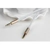 USAMS Adapteris audio jack 3,5m - 3,5m 1mbaltos spalvos YP102 (YP-01)