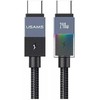 Kabelis USAMS SJ777 PD 240W USB-C/USB-C 1.2m tarnish