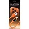 Kabelis USAMS U92 18W USB-C į USB-A 1.2m oranžinės spalvos