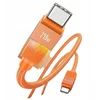 Kabelis USAMS U93 240W USB-C į USB-C 1.2m oranžinės spalvos