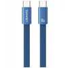 Kabelis USAMS U96 60W USB-C to USB-C 1.2m mėlynas