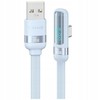 Kabelis USAMS US-SJ651 USB-A/USB-C mėlynas