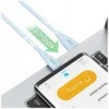 Kabelis USAMS Žalias Series SJ714 18W 3A USB-A to USB-C 1m rožinės spalvos
