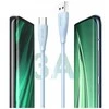 Kabelis USAMS Žalias Series SJ714 18W 3A USB-A to USB-C 1m rožinės spalvos