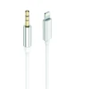 USB 2GO AUX/MP3 laidas „Lightning“ įrenginiams, 100 cm, Baltas (797218)