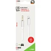 USB 2GO AUX/MP3 laidas „Lightning“ įrenginiams, 100 cm, Baltas (797218)