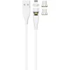 USB kabelis 2GO USB-A - USB-C + microB + Žaibas Baltas (797317)