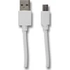 2GO Ladekabel für Micro-USB USB kabelis - Weiss - 100cm