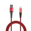 USB kabelis 2GO USB-A - Žaibas 1 m Raudona (795946)