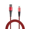 2GO USB kabelis USB-A – USB-C 1 m raudonas (795947)