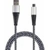 2GO Ladekabel USB laidas – sidabrinis – 100cm, skirtas Micro-USB