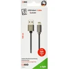 Kabelis USB 2GO Lightning - USB-B 1 m Pilka (795810)