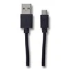 USB kabelis 2GO USB-A - mikroUSB 1 m Juodas (795201)