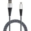USB kabelis 2GO USB-A - USB-C 1 m Juodas- Sidabrinis (795953)