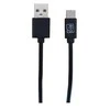USB kabelis 2GO USB-A - USB-C 1 m Juodas (795782)