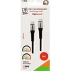 Kabelis USB 2GO USB-C - USB-C 1.2 m Juodas (797510)
