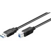 M-Cab Kabelis USB Goobay USB-A - micro-B 3 m Juodas (93654)