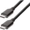 USB kabelis USB-C - USB-C, juodas (UCC-3M-10G-USB-CABLE)