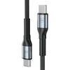 3Mk Protection 3mk Hyper Cable N-SERIES USB-C / USB-C 3m PD 3.0 QC 3.0 20V/3A 60W - juodas