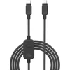 Kabelis USB 4smarts USB-C Kabelis PrivacyCord 240W 1,2m, juoda (541887)