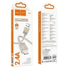 USB A tipo į „Lightning“ tipo laidas Hoco 2,4A, 1 m, X110, auksinis