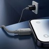 USB A tipo į „Lightning“ tipo laidas Hoco 2,4A, 1 m, X113, pilka
