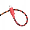 Laidas USB A - Lightning Hoco 2,4A 1 m X116 gradientinis raudonas