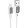 USB A tipo į „Lightning“ tipo laidas Hoco 2,4A, 1 m, X108, baltas
