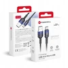 USB A į Micro USB laidas Forcell F-Energy QC3.0 2,4A 18W gradientas 1 m C351 juodas