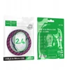 USB A į Micro USB kabelis Hoco 2,4A 1 m X116 gradientinis violetinis
