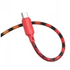 USB A į USB C laidas Hoco 3A 1 m X116 gradientinis raudonas