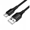 Cable USB A to USB C Hoco 3A 1 m X120 juodas