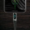 everActive 1m USB-C PD 3A 60W pintas kabelis su LCD ekranu CBB-1PDL